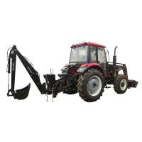 Hot Sale Farm Tractor Wheeled Tractor Garden Tractor with CE Certificate and with Front Loader/Backhoe