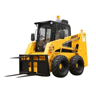 Factory export skid steer loader brush wood chipper skid steer loaders for sale grapple bucket for skid steer