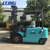 LTMG 3 ton small electric forklift lithium battery forklift 4 wheel electric forklifts