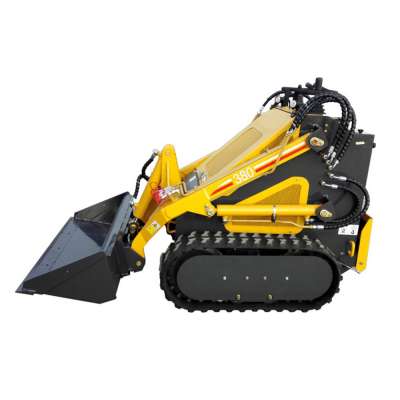 Safe and reliable mini small tyre/track skid steer loader