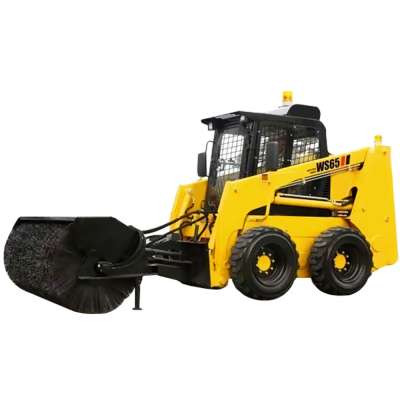 Multiple model truck type skid steer loader angle broom for skid steer loader